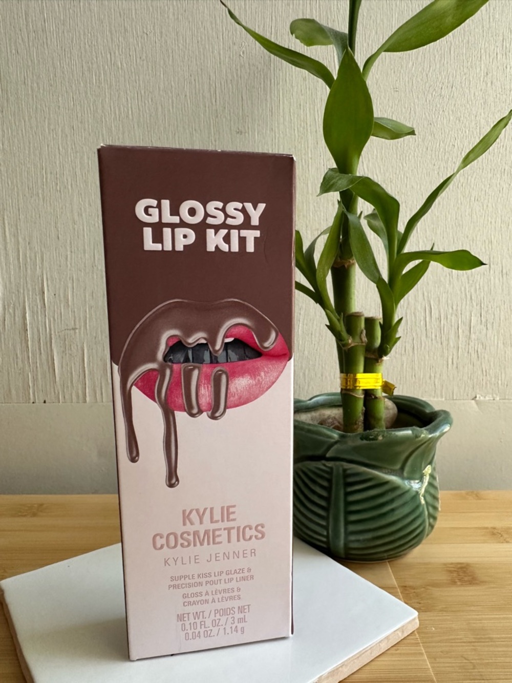 Kylie Cosmetics Dolce K Glossy Lip Kit Glaze & Lip Liner Set NIB